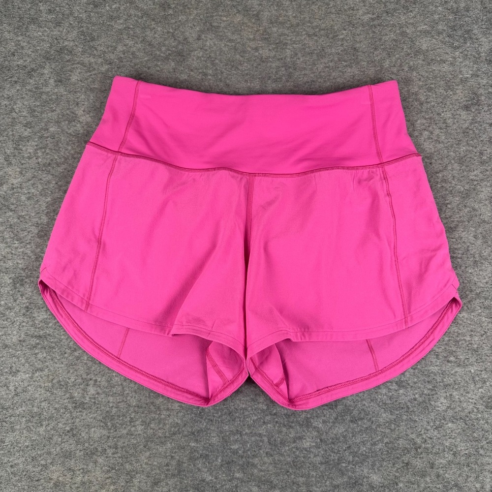 Lululemon Speed Up High Rise Short 4" Swift W7BH9T Sonic Pink Womens 6